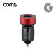 Coms G POWER 12V 차량용 고속충전기 C타입 Black