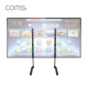 Coms 탁상형 TV 스탠드, TV 거치대, 23~70형, 3단 Black, VESA 74x75~800x400 / TMS-TVS70