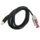 Coms Powered USB 24V / USB B(M) 케이블 2m [VU081]