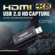 Coms HDMI 캡쳐(USB 2.0) / UHD 4K2K 입력지원 / 1080P@30Hz / 컴팩트형
