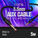 Coms 스테레오 케이블 5M / 100% 구리 / 고급 AUX / Stereo 3.5 MM / 3극