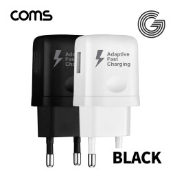 Coms G POWER 12V 5pin 초고속 가정용(QC3.0) 2구 / 블랙