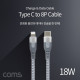 Coms USB 3.1(Type C) to 8핀 케이블 1M 18W, C타입 to iOS 8Pin, 충전 및 데이터 전송