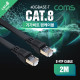 Coms 랜케이블(Direct/플랫/Cat 8) 2M / 기가비트 / LAN / 40Gbps / 24AWG / 랜선 / RJ45 / 8P8C