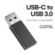Coms USB 3.1(Type C) 변환 젠더 C타입 F to USB 3.0 A타입 M 10Gbps 5V 2.1A 고속 전송