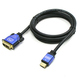 Coms HDMI/DVI 케이블(고급형/Blue Metal) 1.8m
