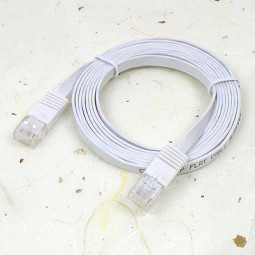 Coms CAT6 평면 랜케이블 (LAN cable) 2m - 다이렉트