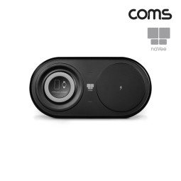 Coms 나비 듀얼 무선 고속충전기(NV84-DWC15Q) 무선듀얼충전패드 15W
