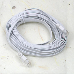 Coms CAT6 평면 랜케이블 (LAN cable) 10m - 다이렉트