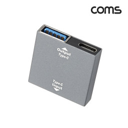 Coms USB 3.1 Type C 젠더 C타입 F to C타입 F + USB 3.0 F 듀얼 충전전용