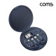 Coms USB 멀티 변환 휴대용 키트 Blue Type C to C 60W 고속충전 C타입 iOS 8핀 8P 마이크로5핀 Micro 5P 젠더 유심 TF보관 스마트폰 거치대