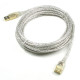 Coms USB 고급형 연장 케이블 5m 투명 GOLD