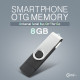Coms 스마트폰 OTG 메모리 8G, Micro 5P/USB 겸용