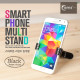 Coms 스마트폰 스탠드(집게형) Black