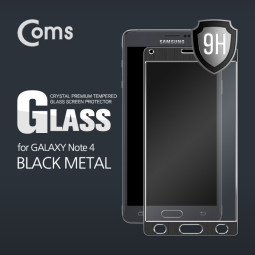 Coms 스마트폰 보호필름(갤노트4) Black