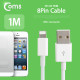Coms IOS 8핀(8Pin) 케이블(고속충전) 1M