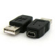 Coms USB 젠더 미니 5핀 - USB A(M)/Mini 5핀 B 타입(F)