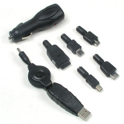 Coms 휴대폰 충전키트 5 in 1 - 차량 및 USB용