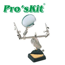 Prokit 납땜 보조기/ 인두 스탠드/확대경 기능