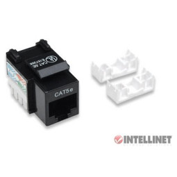 Intellinet 키스톤잭/Cat5e/black