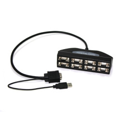 Coms 모니터 분배기 8:1 (앞면 8Port/USB 전원)