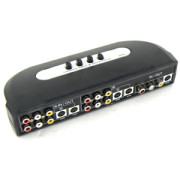 Coms AV 수동 선택기 4:1 (SVHS/Video/2RCA)