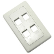 Coms 벽부착형 플레이트(PLATE) 4Port