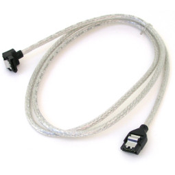 Coms SATA 하드(HDD) 케이블 ㄱ자형 1m - 랫치(락킹기능)