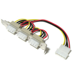 Coms 12V 전원 브라켓 - IDE 3구로 확장 [DCP441]