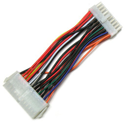 Coms ATX 전원 케이블 - 24P(F)/20P(M) 변환용 15Cm