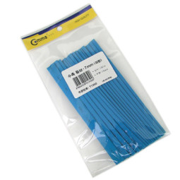 Coms 수축 튜브 7mm - 총 15개/ 길이 15Cm/ 파랑색/ 사용이 편리 [T1950]