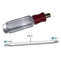 Prokit 양날 드라이버 - +자/-자 양날/ 길이 100mm