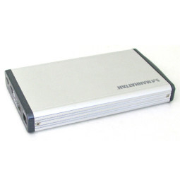 Manhattan 2.5인치 외장형 하드케이스 & 8 in 1 카드리더기 - 원터치 복사