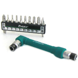 Prokit 트윈 렌치 드라이버 세트 - 총 12종류의 날/ 양단으로 사용 가능