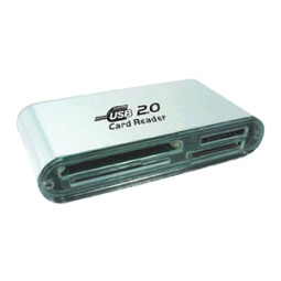 Coms 카드리더기 USB2.0 (외장 마그날륨 케이스)