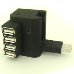 Coms USB 2.0 무전원 4Port 허브-포트 회전형[B-1122]