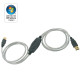 Coms USB FX 케이블 - 데이터 전송용/ XP와 Vista만 지원/ XP끼리는 사용불가