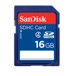 SDHC 메모리 카드 16GB [SanDisk]