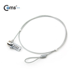 Coms 노트북 잠금장치 숫자식 - 4다이얼 1M