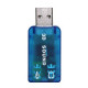 Coms USB 사운드 카드 - 5.1채널/ 입출력 포트