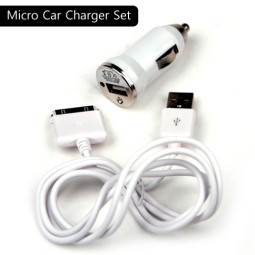 Coms A사 IOS 8Pin (8핀) 스마트폰 충전 세트(시가잭/USB)