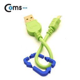 Coms 스트롱 미니 케이블 USB to 마이크로 B (그린)/충전/데이터