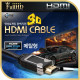 Coms HDMI 케이블(V1.4/Metal) 5M 이더넷용,Full HD 3D