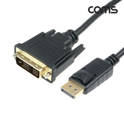 Coms 디스플레이 포트 케이블(DVI 변환) 1.8M/VE560/DP/DisplayPort