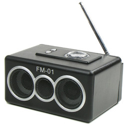 Coms 휴대용 스피커 - FM 라디오 기능/ 충전 가능 [FM-01]