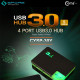 Coms USB 허브 3.0, SPIRE - 4Port