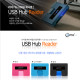 Coms USB 허브 2.0, 콤보 (USB허브 x 3 & 멀티리더기)