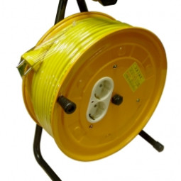 멀티탭 롤 / 케이블릴 2구 접지 연장,40M (50호) / NIK-50M