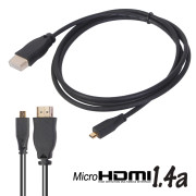 DA-HDMI/Mhdmi 3m 다모일 순동 Micro HDMI케이블 19+1 3D 모니터케이블 영상 HDMI 디지탈영상 순동케이블