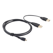 DA-USB MICRO5P YG-1m 다모일 모바일 스마트폰 휴대폰 데이터/충전(Micro5p) 케이블 1m (보조전원)